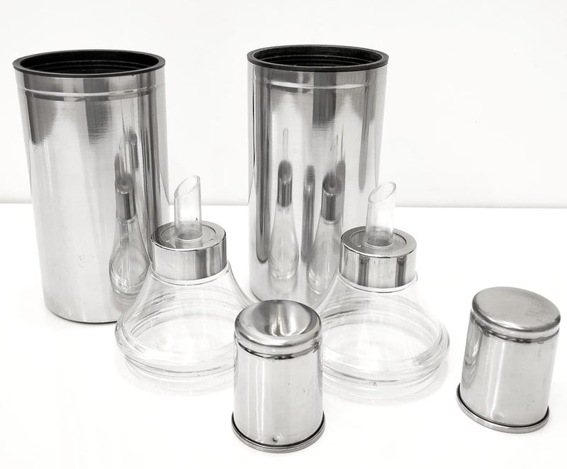 MILTLIFE Stainless Steel Oil Dispenser 1 LitreSteel Oil ContainerOil Can for Kitchen Set resturants with nozzelSilver 1000 ml - Image 3