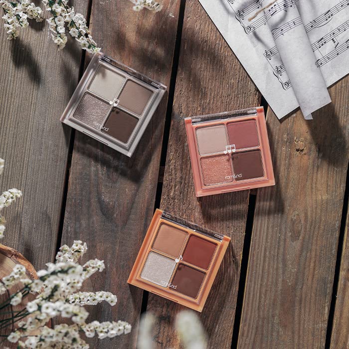 rom&nd romand Better Than Eyes 6 colors | Basics Eyeshadow Palette,Velvety Texture, long-lasting makeup, Galaxy pearl glitter, MLBB, MEBB| 6g/0.21oz No.M02 DRY BUCKWHEAT FLOWER - Image 2