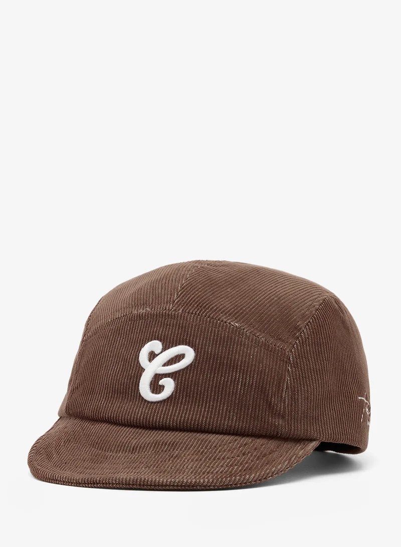 Seventy Five Corduroy 5 Panel Cap With Graphic