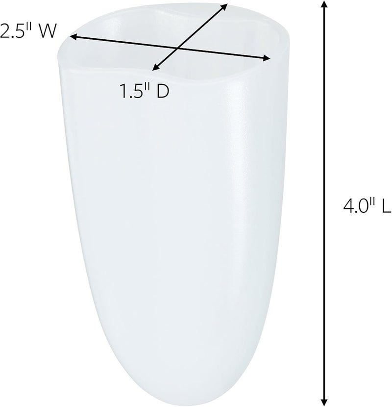 Command Bath Razor Holder, Clear Frosted, 1-Holder, 1- Water-Resistant Strip, Organize Damage-Free - Image 3