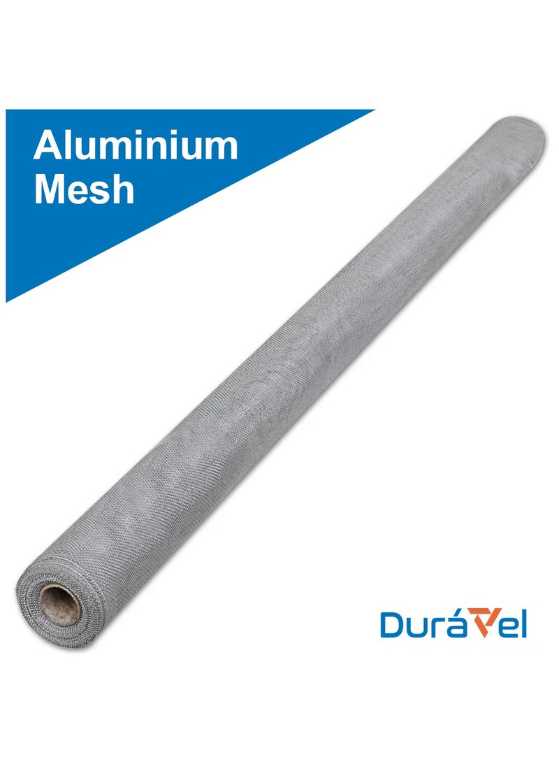 Duravel - Duravel Aluminium Insect Screen Mesh Fine Mesh Netting, Fly Net for Windows Doors and Patio Screens, Premium Pet Screen (10 METER, 3 Feet) - Image 1