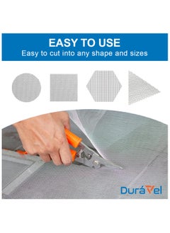 Duravel Duravel Aluminium Insect Screen Mesh Fine Mesh Netting, Fly Net for Windows Doors and Patio Screens, Premium Pet Screen (10 METER, 3 Feet)  - Image 5