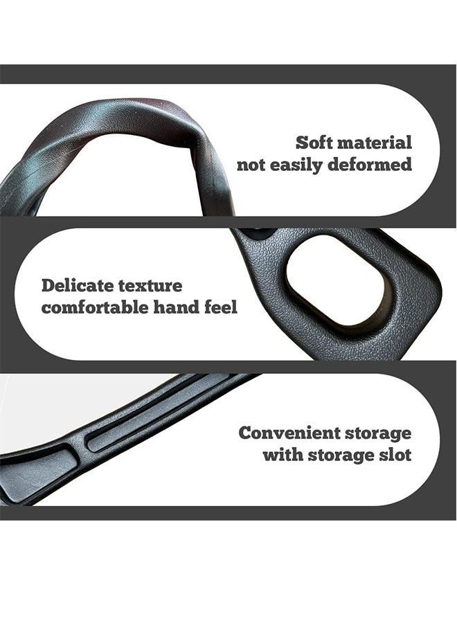 2 Pack Car Seat Gap Filler Organizer,2025 New No Drop Seat Guard,Suitable for Most Cars and Trucks To Stop Things From Dropping（black） - Image 2