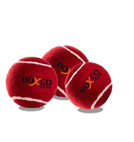 Boxco Velocity Cricket Bat with 3 Heavy Weight Tennis Cricket Balls, Full Size, Wooden - Image 4