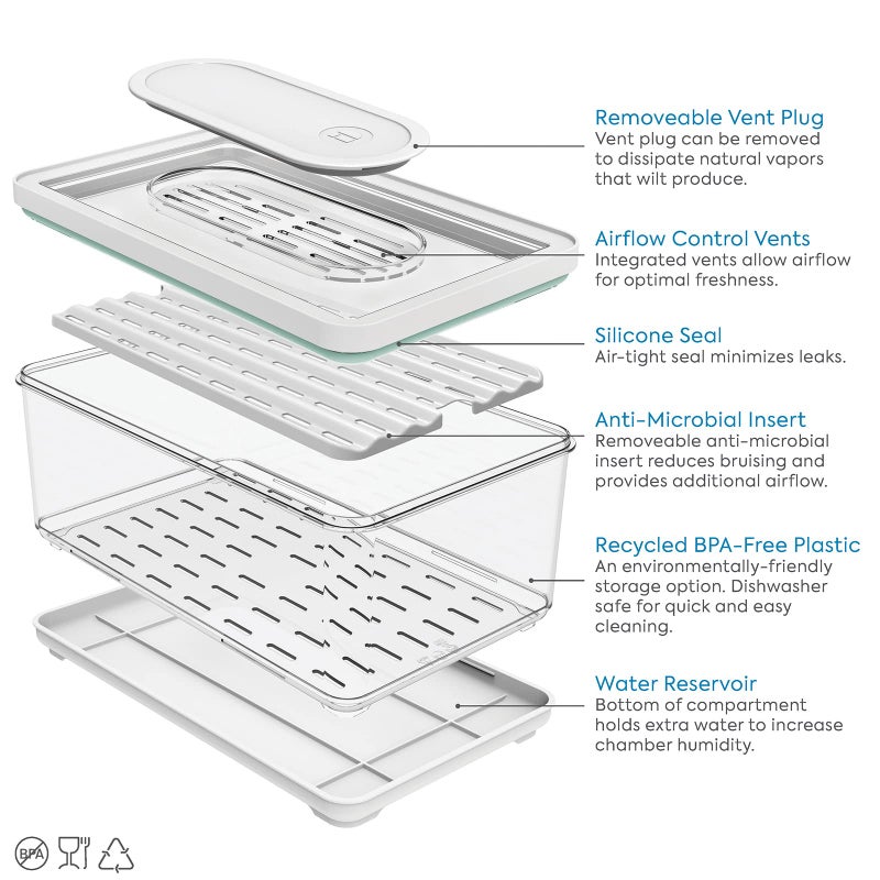 InterDesign iDesign iD Fresh Food Storage  Large Bin - Image 5