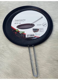 Generic 32 cm granite crepe tray with handle  - Image 3