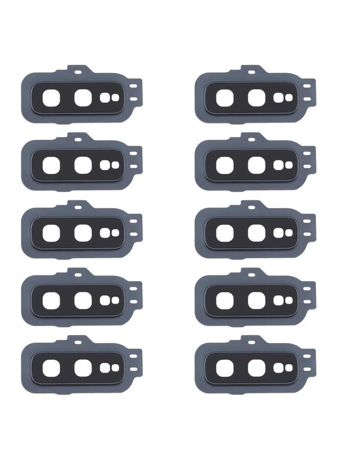 erorex For Samsung Galaxy S10e 10pcs Camera Lens Cover (Black) - Image 1