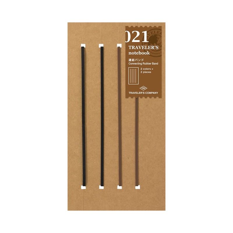 DESIGNPHIL 14333006 Traveler's Notebook, Refill, Interlocking Band, 2 Pack, Regular Size - Image 1