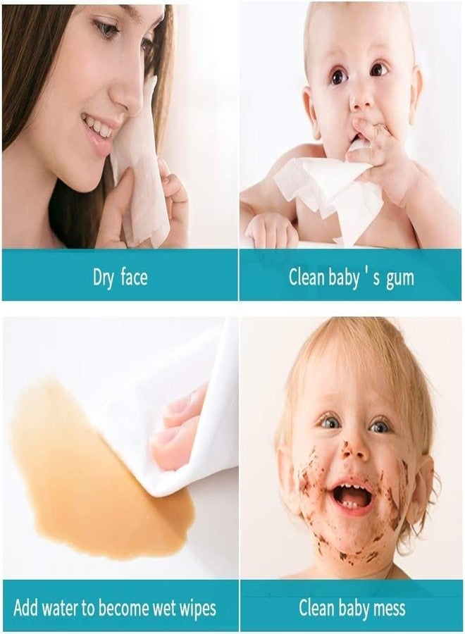 NYRA Ultra soft Organic Cotton Dry Wipes for Baby and Adults 8X8 inches (1000 count) - Image 4