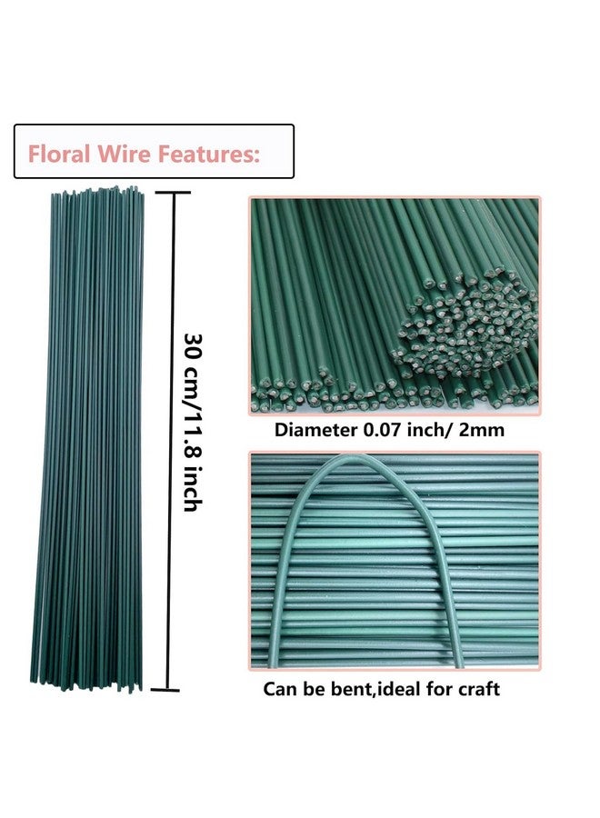 3A Featuretail 200 pcs Pipe Cleaners Set with Floral Wires & Floral Tape | Chenille Stems Pipecleaners for Flower Bouquet Making, Kids DIY Craft Projects and Decorations (Light Purple & Green) - Image 5