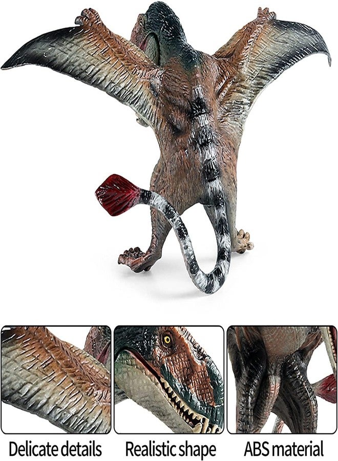 ZODZE Dinosaur Toys for Kids, Tyrannosaurus Toy with Action Figure,Realistic Jurassic Dinosaur Park Figurines Gift Dinosaur Toys T-Rex Edition(8cm X 7cm Pterosaur Rex) Small - Image 5