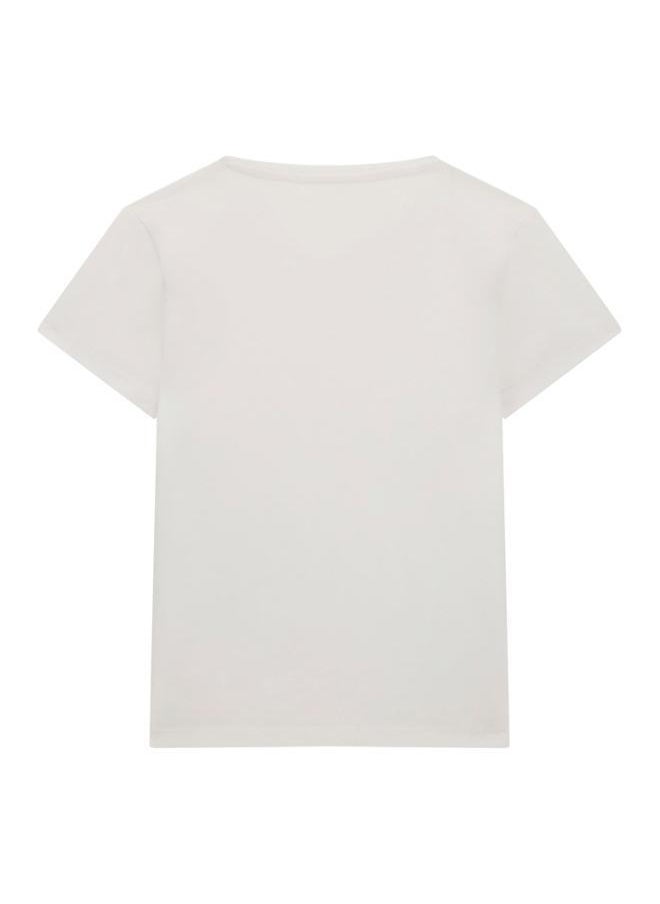 GUESS Kids Graphic Print Crew Neck T-Shirt  - Image 2