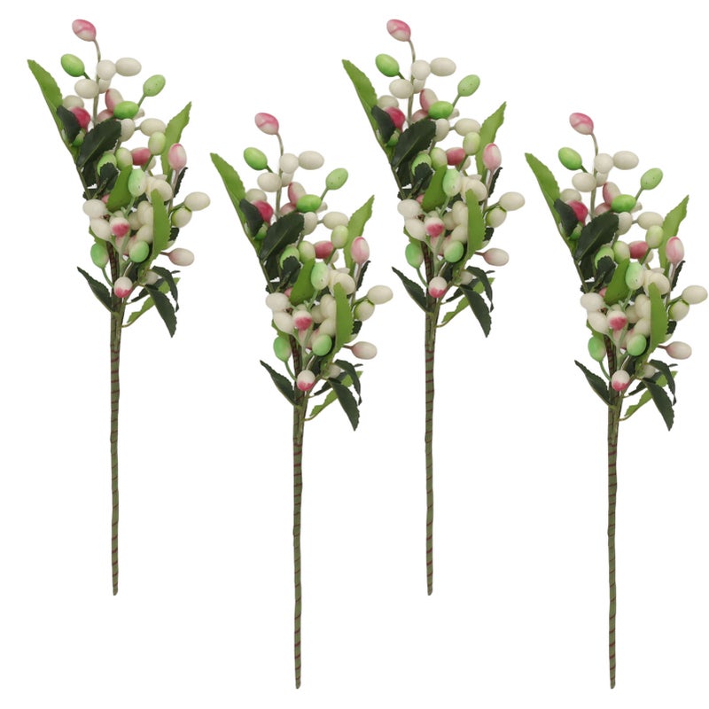 5PCS Artificial Berries Artificial Pip Berry Stems Decoration for Living Room Office Purple - Image 2