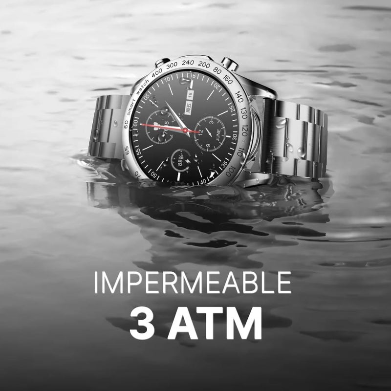 HiFuture Flexible varied design FutureGo PRO Stainless-Steel Smartwatch - Silver Small apartment fit - Image 5