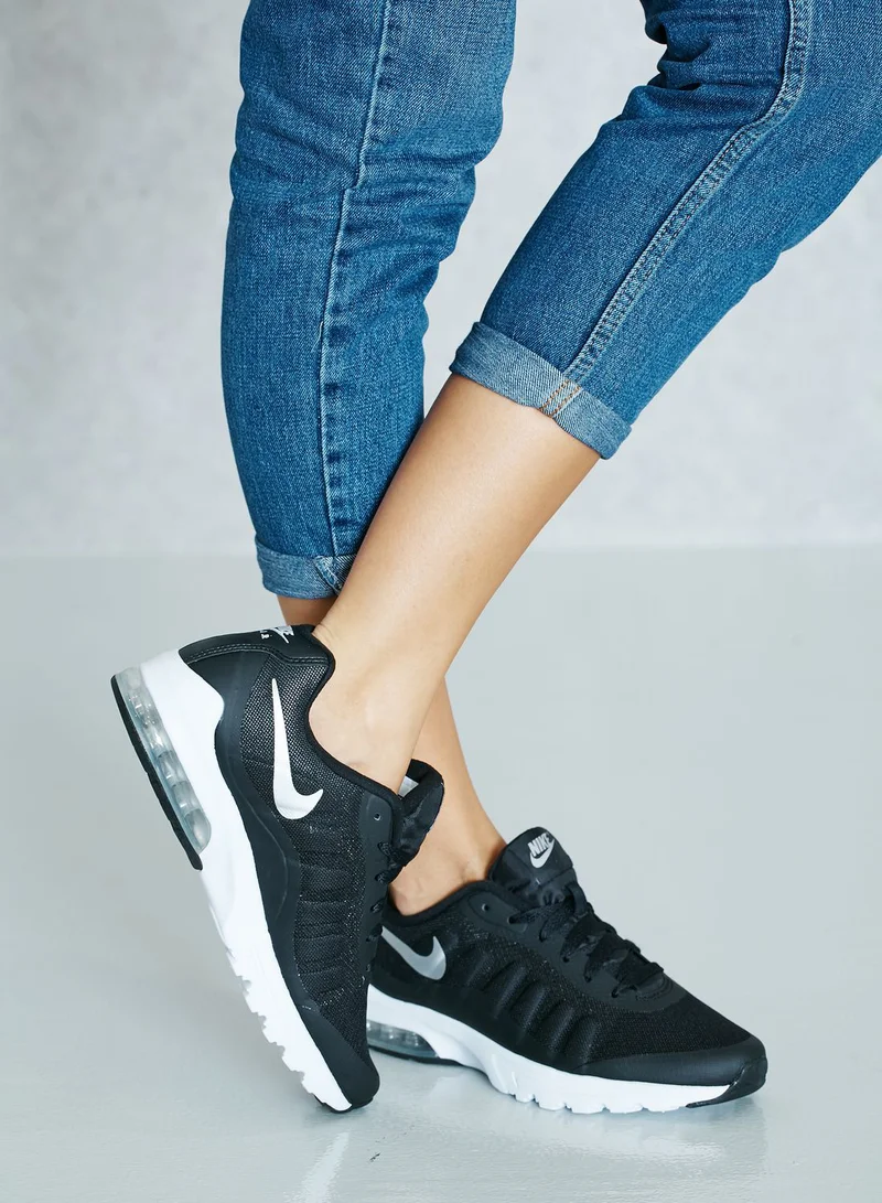 Nike Black/Metallic Silver-WHITE WMNS NIKE AIR MAX INVIGOR  | Best Price UAE