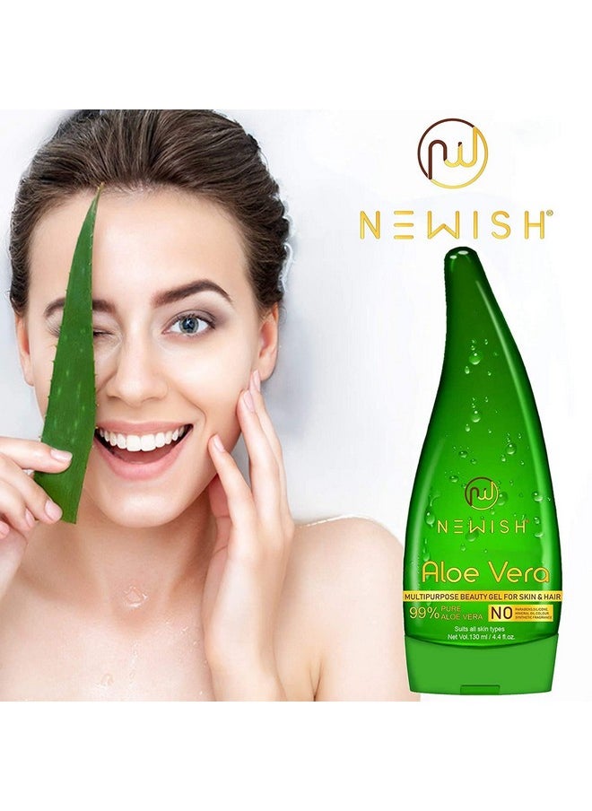 99% Pure Aloe Vera Gel For Face, Skin & Hair - 130Ml | Ultimate Gel For Glowing Skin | For Both Men And Women - pzsku/Z59B66080C1B2ECD603B8Z/45/_/1735816846/07c7f5af-2d4b-4a37-beee-f070159add38