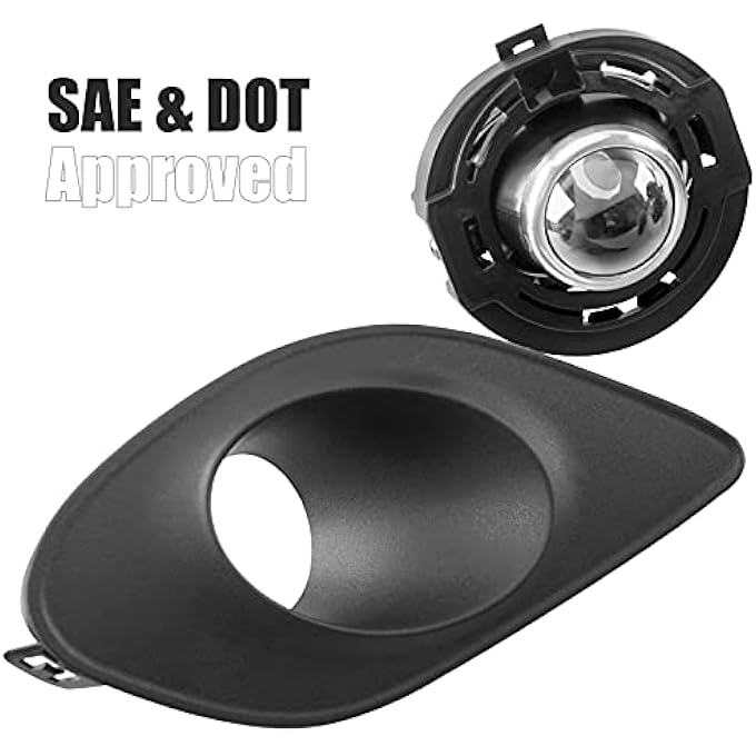 DLAA Fog Lights For Dodge Charger 2018 2019 2020 2021 Front Fog Lamps Kit Car Styling Spot Light With Cables And Switch Clear Lens  1 Pair - Image 4