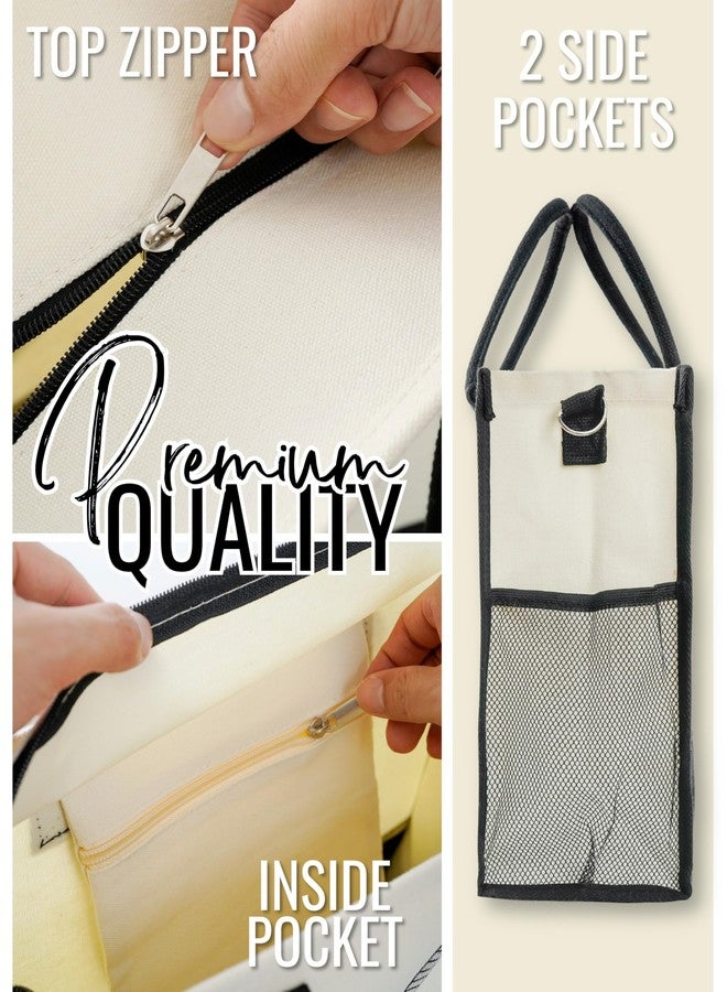 InnoBeta Cruise Gifts for Women, Cruise Essentials for Cruise Lovers, Travel, Travelers, Tote Bag with Top Zipper Closure and Shoulder Strap for Christmas, Birthday - Image 5