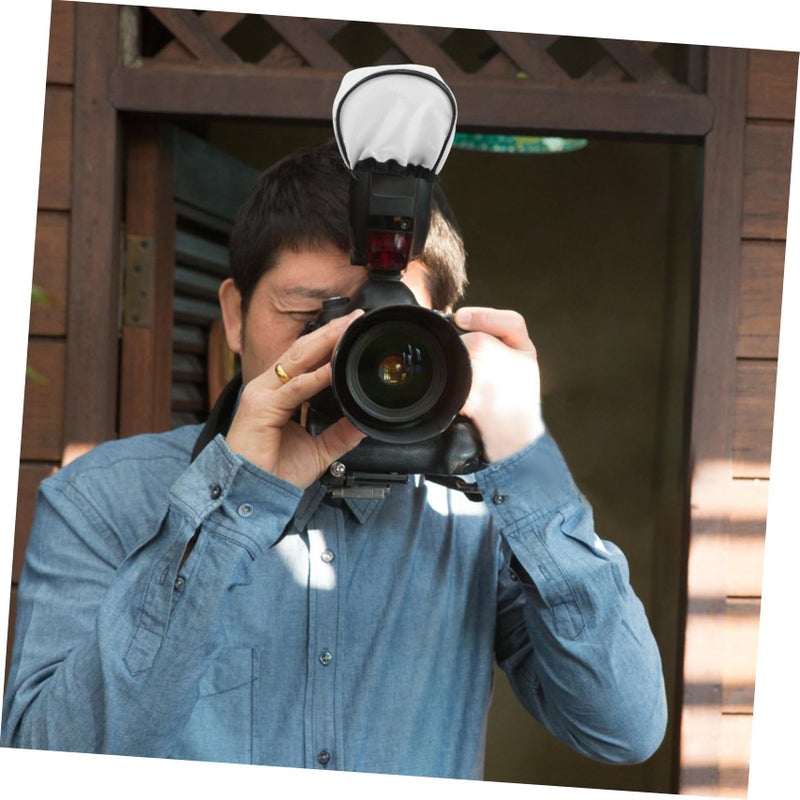 Camera Flash Light Soft Diffuser Cover Cap For Speedlight Photography Accessories - Image 5