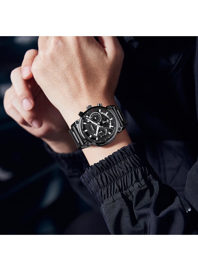 Dom Black Knight Watch For Men, Student Mechanical Style Casual Men's Watch, Top Ten Brand Watches Gift For Boyfriend - Image 3
