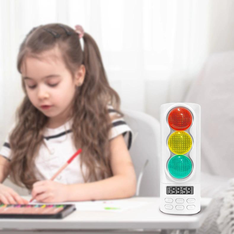 Visual Traffic Light Timer, Kids Study Countdown Clock, Multi-Functional Time Management Visual Timer for Student Self-Discipline & Classroom Learning - Image 2