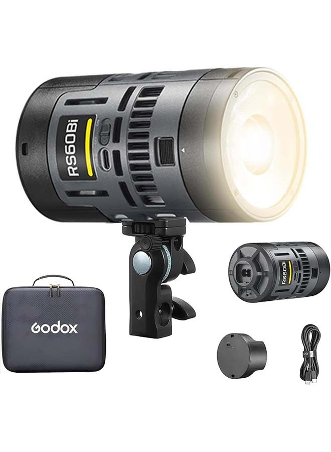 Godox RS60 LED Video Light, Bi-Color Led Monolight, Studio Light Supports DMX/APP Control for Studio Live Streaming Video Recording (RS60Bi) - Image 1