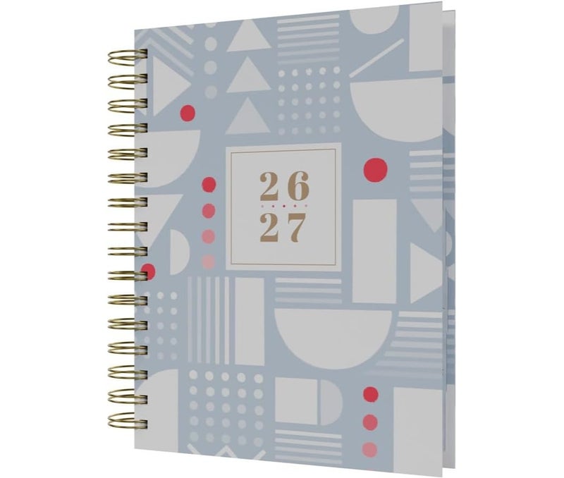 Collins 2026-2027 Mid/Academic Year Planner - 13 Month A5 Day-to-Page - Hard Cover - Collins Debden Scandi Range Light Blue (E-PW51M.57-2627) - Image 1