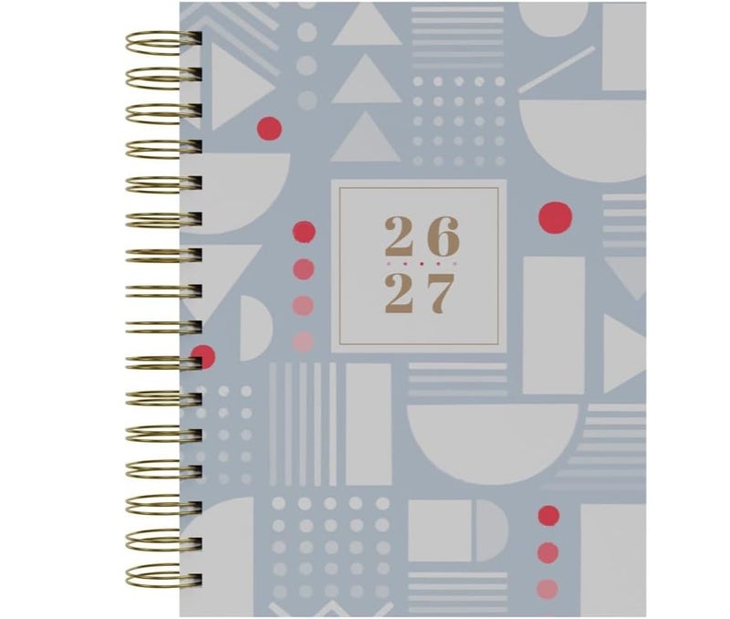 Collins 2026-2027 Mid/Academic Year Planner - 13 Month A5 Day-to-Page - Hard Cover - Collins Debden Scandi Range Light Blue (E-PW51M.57-2627) - Image 2