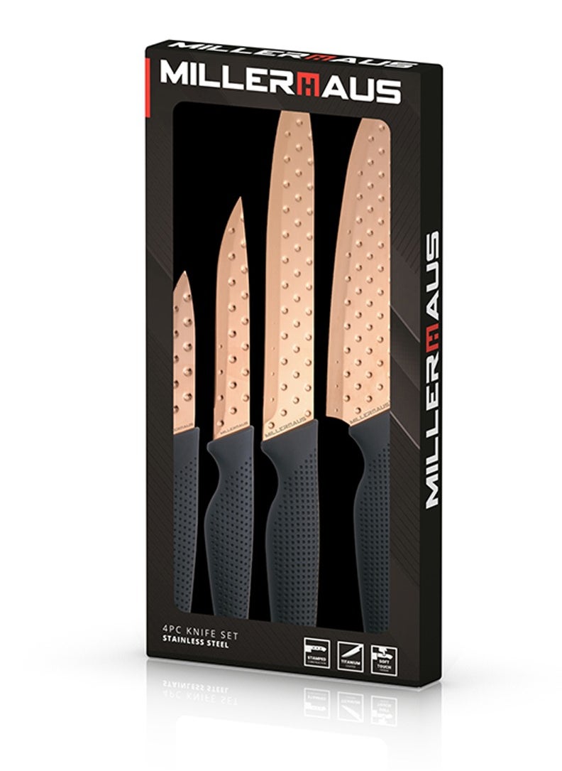 MILLERHAUS - Millerhaus Knife 4pcs Stainless Steel - Image 1