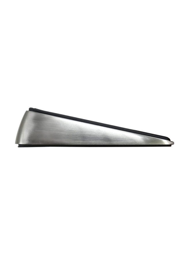 Shepherd Hardware 3314 Designer Satin Nickel Door Wedge with Non-Skid Rubber Base Grip - Image 2