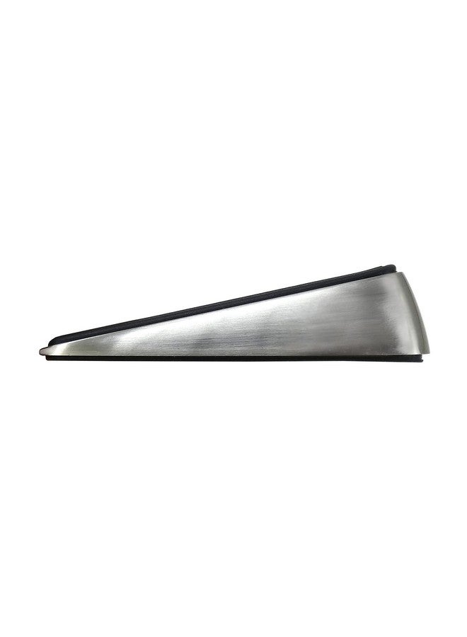 Shepherd Hardware 3314 Designer Satin Nickel Door Wedge with Non-Skid Rubber Base Grip - Image 3