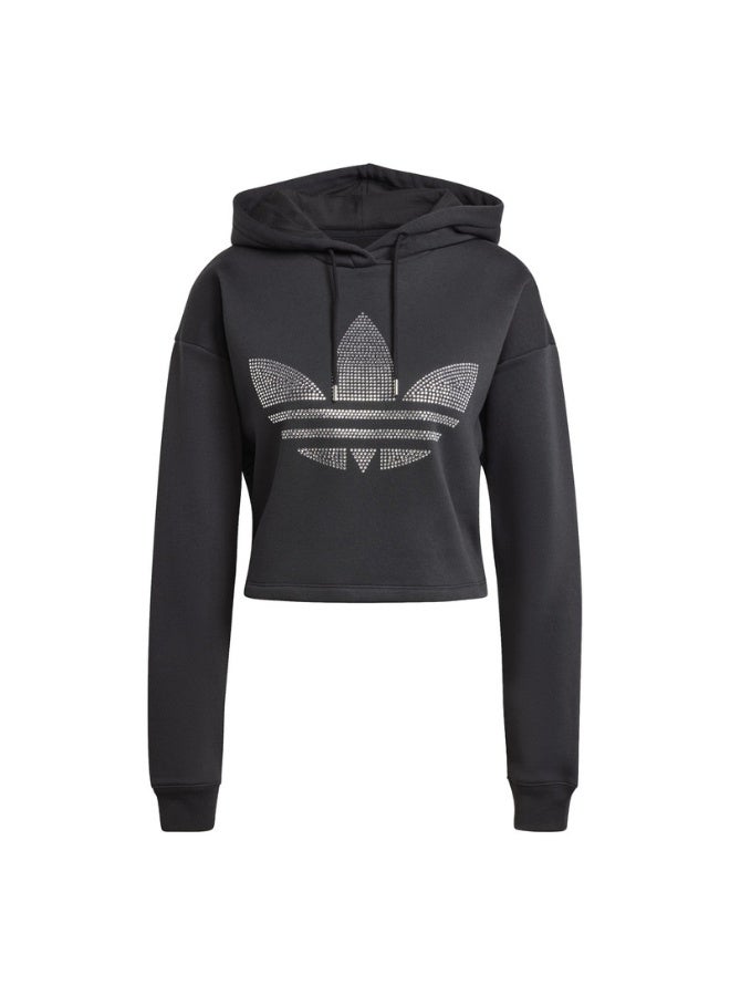 Adidas adidas BLING HOODIE Black Originals Women SWEATSHIRTS  - Image 1