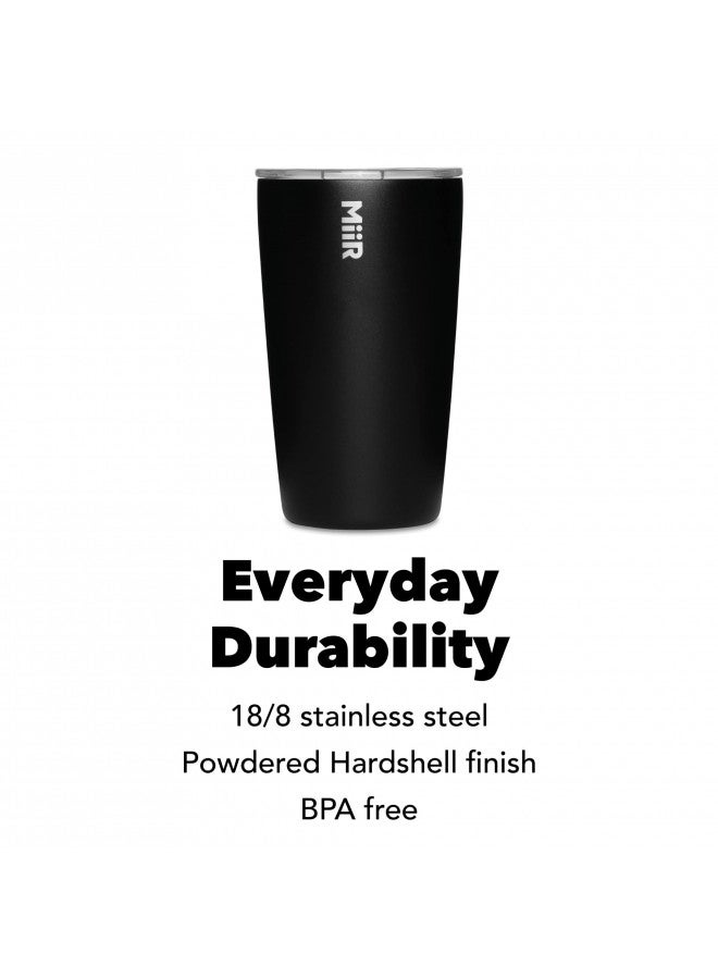 MiiR, Tumbler, Vacuum Insulated, Stainless Steel with Slide Lid, Cup Holder Compatible & BPA Free, Black, 12 Fluid Ounces - Image 3