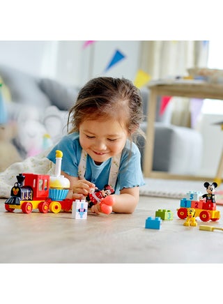‏DUPLO Disney قطار عيد ميلاد ميكي وميني، مكعبات بناء للأطفال بعمر سنتين وأكثر (٢٢ قطعة) 10941 - view 3