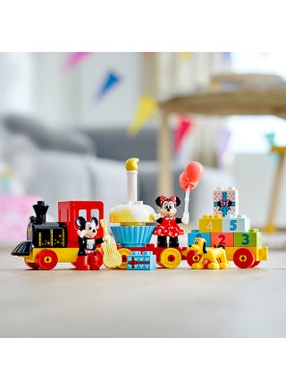 ‏DUPLO Disney قطار عيد ميلاد ميكي وميني، مكعبات بناء للأطفال بعمر سنتين وأكثر (٢٢ قطعة) 10941 - view 5