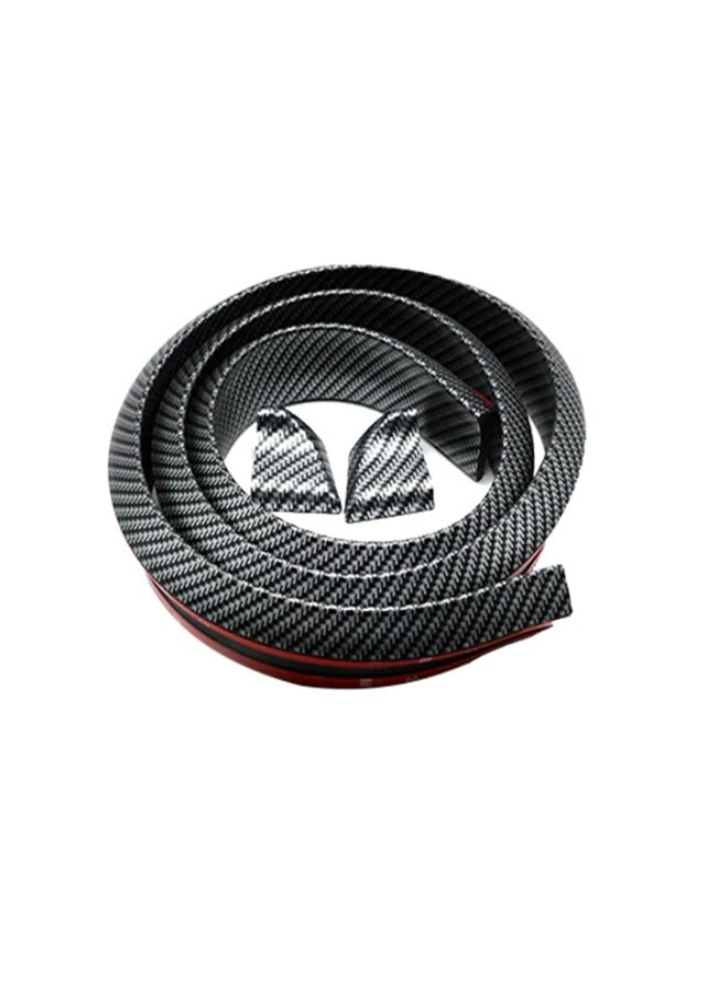 Flexible Polyurethane Car Trunk/Roof Spoiler Lip, Carbon Fiber Pattern, 4 Feet (1.5m) with 3M Adhesive - Image 1
