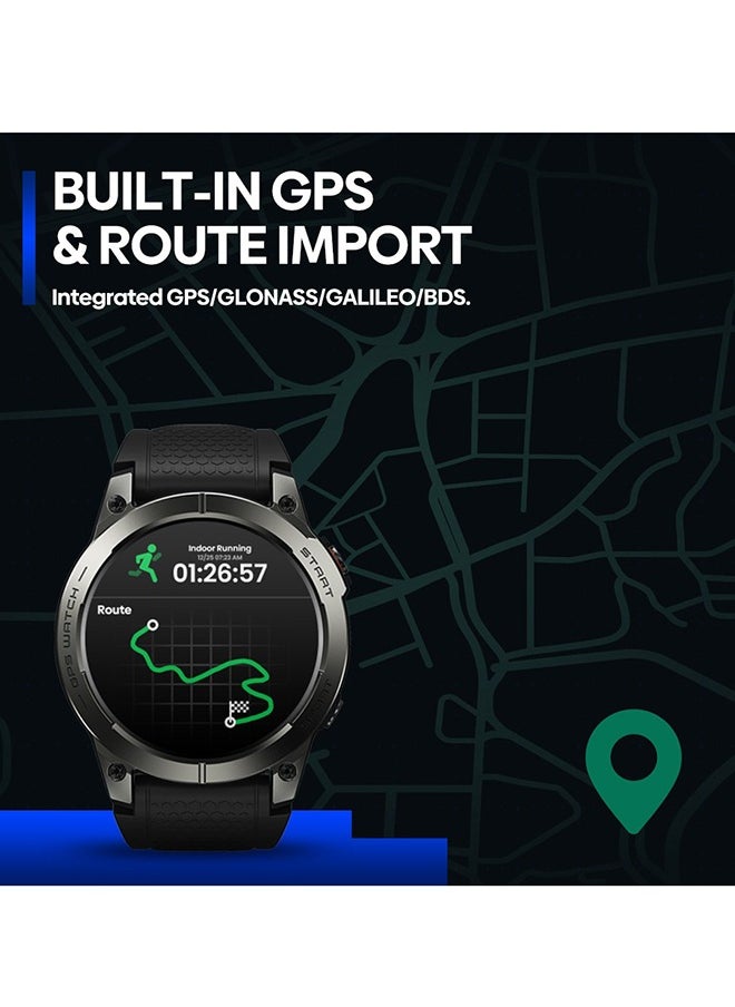 Smart Watch 400 mAh AMOLED GPS Built-in Smart Watches for Men Smartwatches with Bluetooth Make/Answer Calls Multi-app Message Reminder Multi Language Fitness Watch Compatible Android iOS