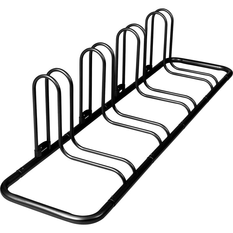 Retrospec Stash Garage Bike Rack Weather Resistant Fine Powder Steel Coating Fits Wheels up to 3 Black 4Bike Rack L59 x W145 x H14 Fits 1229 wheels 23C30 tire widths