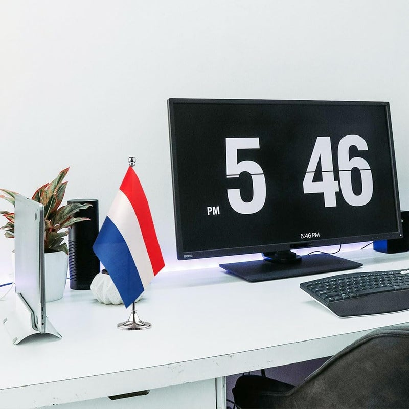 mflagperft Netherlands Flag Dutch Flags, Small Mini Dutch Desk Flag, Used for Table Office Classroom Home Patriotic Events Decorations - Image 5
