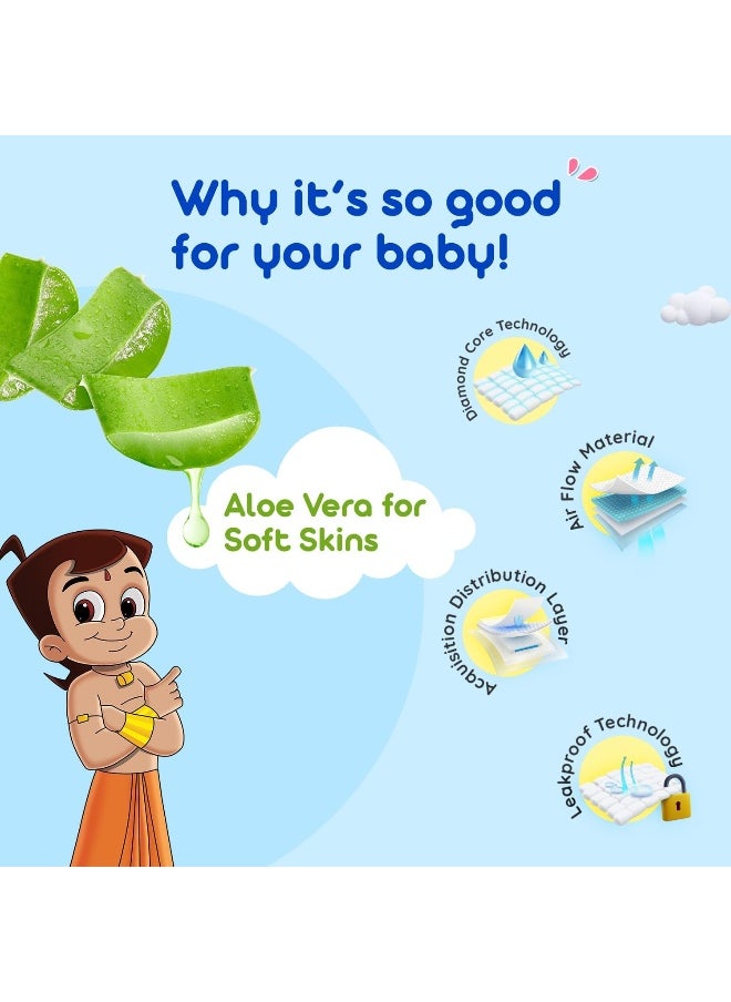 Bumtum Bumtum Chota Bheem XL Size Baby Diaper Pants, 108 Count, Leakage Protection Infused With Aloe Vera, Cottony Soft High Absorb Technology  - Image 5