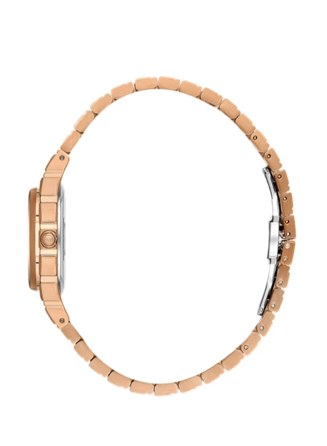 Freelook Paris Freelook - Charmant Women's Watch | Steel Case | Stainless Steel Band | Rose Gold & Round Dial | Analog | Japanese Quartz | Mineral Glass | Premium Luxury Watch | Ideal Gift | Water Resistant 50 Meters