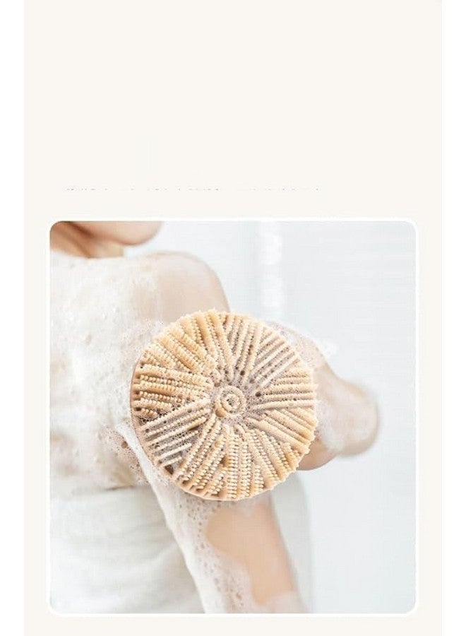 ARUP Double Side Silicone Bath Brush double-sided cyclone bath brush silicone bath brush bath towel artifact double-sided soft silicone bath brush(Multicolor) (Pack of 1) - Image 2