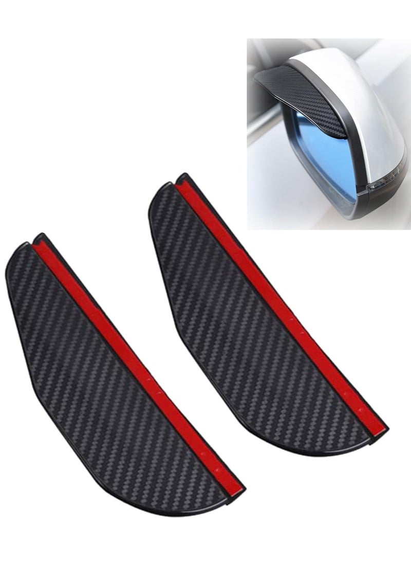 Generic Mirror Rain Visor Eyebrow Side Mirror Visor Rain Guards Universal Fit for Car 2 Pack Side Mirror Covers  - Image 1