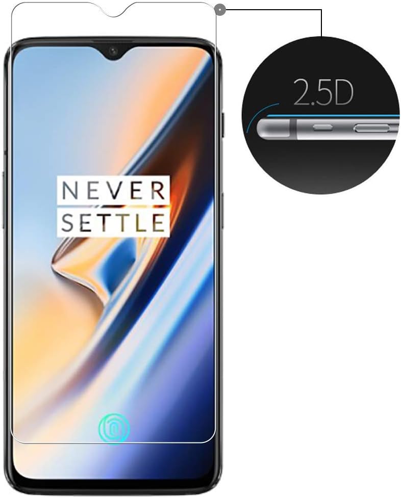 Ibywind For OnePlus 6T Screen Protector 6.4",2 Pack 9H Hardness Tempered Glass,With 1Pc Back Carbon Fiber Film,Easy to install - Image 2