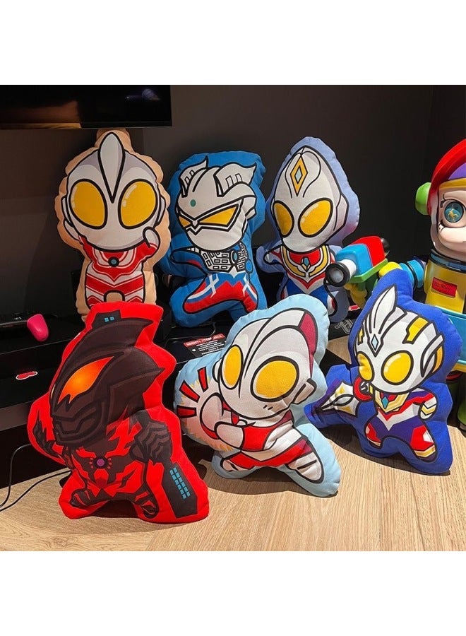Cello Ultraman Doll Cute Alien Digabelia Pillow Pillow Terga Bed Sleeping Doll For Men-Color:Dana.-Height:45cm ] - Image 4