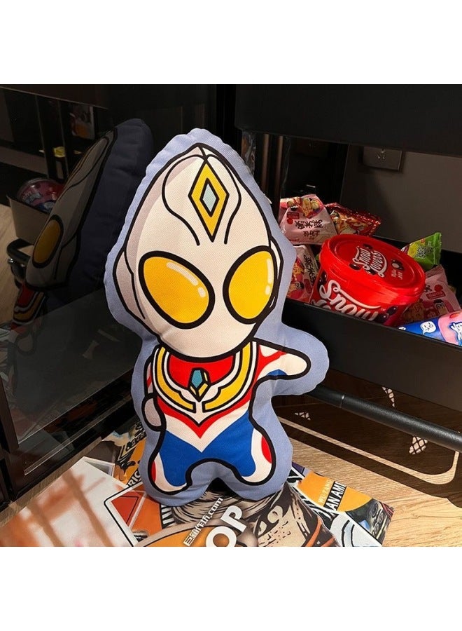 Cello Ultraman Doll Cute Alien Digabelia Pillow Pillow Terga Bed Sleeping Doll For Men-Color:Dana.-Height:45cm ] - Image 1