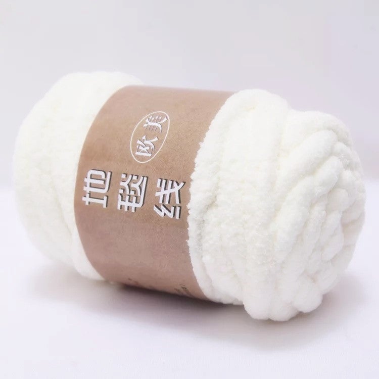 Nordic Chunky Yarn Hand-Knitting DIY Scarf Blanket Wool 2 Milky White 2 Milky White