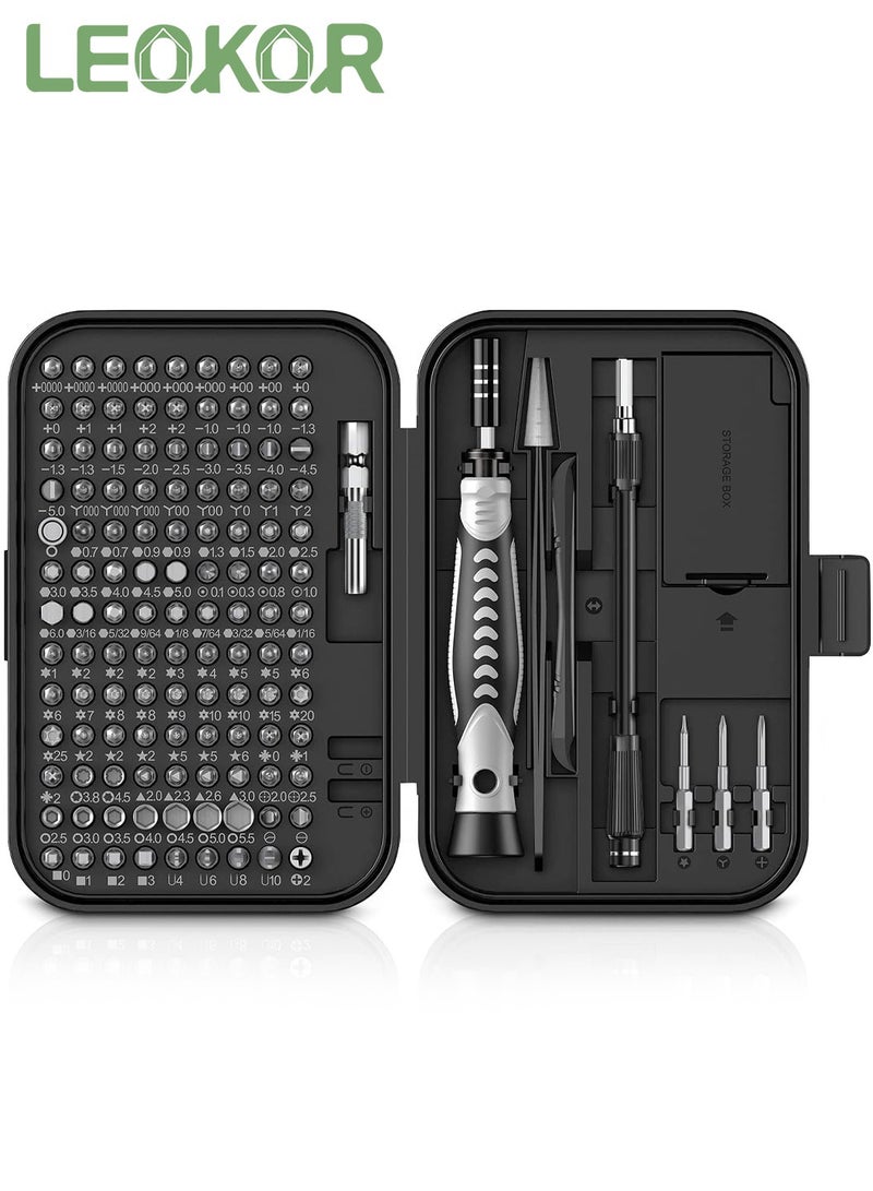 LEOKOR 130 in 1 Small Precision Screwdriver Set, Mini Screwdriver Kit with Case, DIY Repair Tools Kit Tool Set for Phone Laptop - Image 1