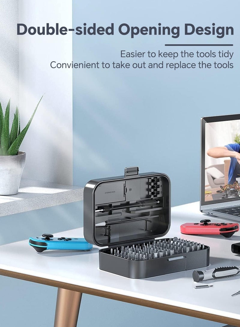 LEOKOR 130 in 1 Small Precision Screwdriver Set, Mini Screwdriver Kit with Case, DIY Repair Tools Kit Tool Set for Phone Laptop - Image 2