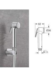 Grohe GROHE Tempesta-F Trigger Spray Hand Shower Set with Teflon Tape, Wall Holder Set, 1250mm Hose, Chrome | 2635400F  - Image 3